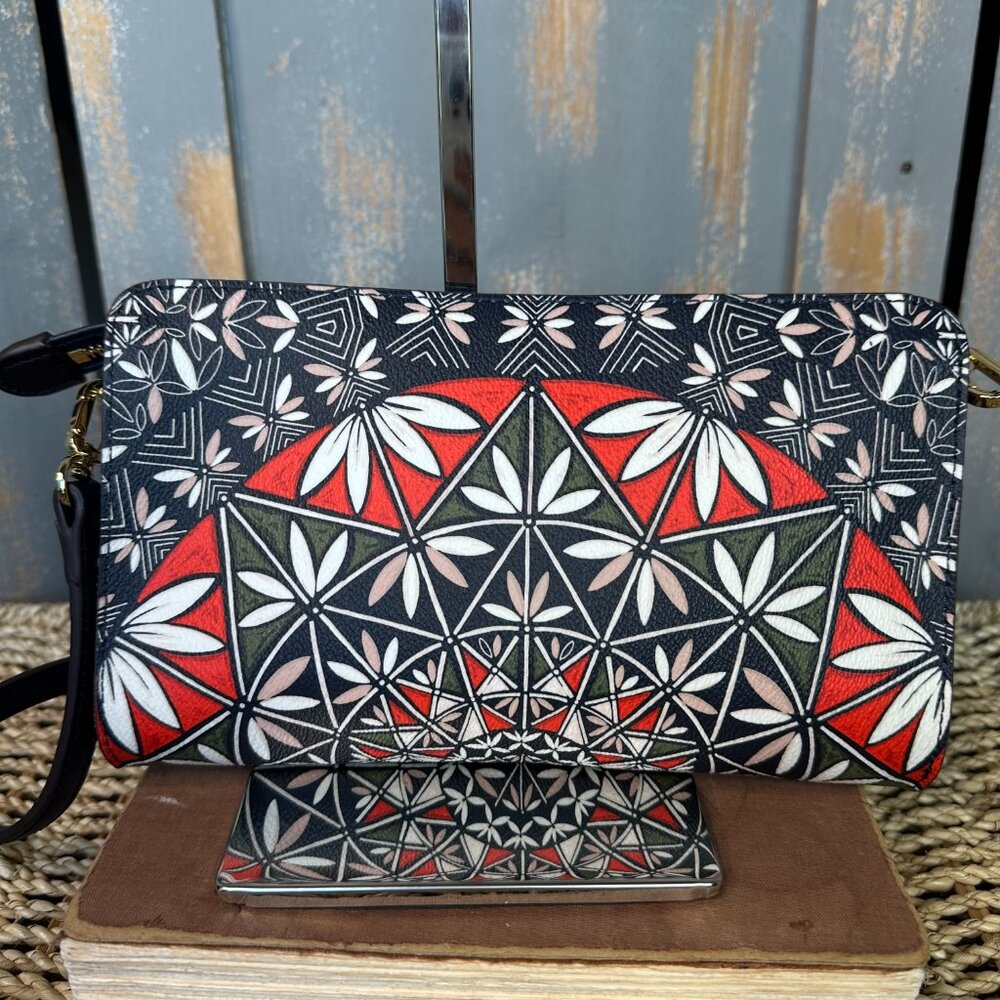 Tory Burch Kerrington Wallet Clutch Crossbody Tory Navy/Pottery NWOT - Picture 5 of 14